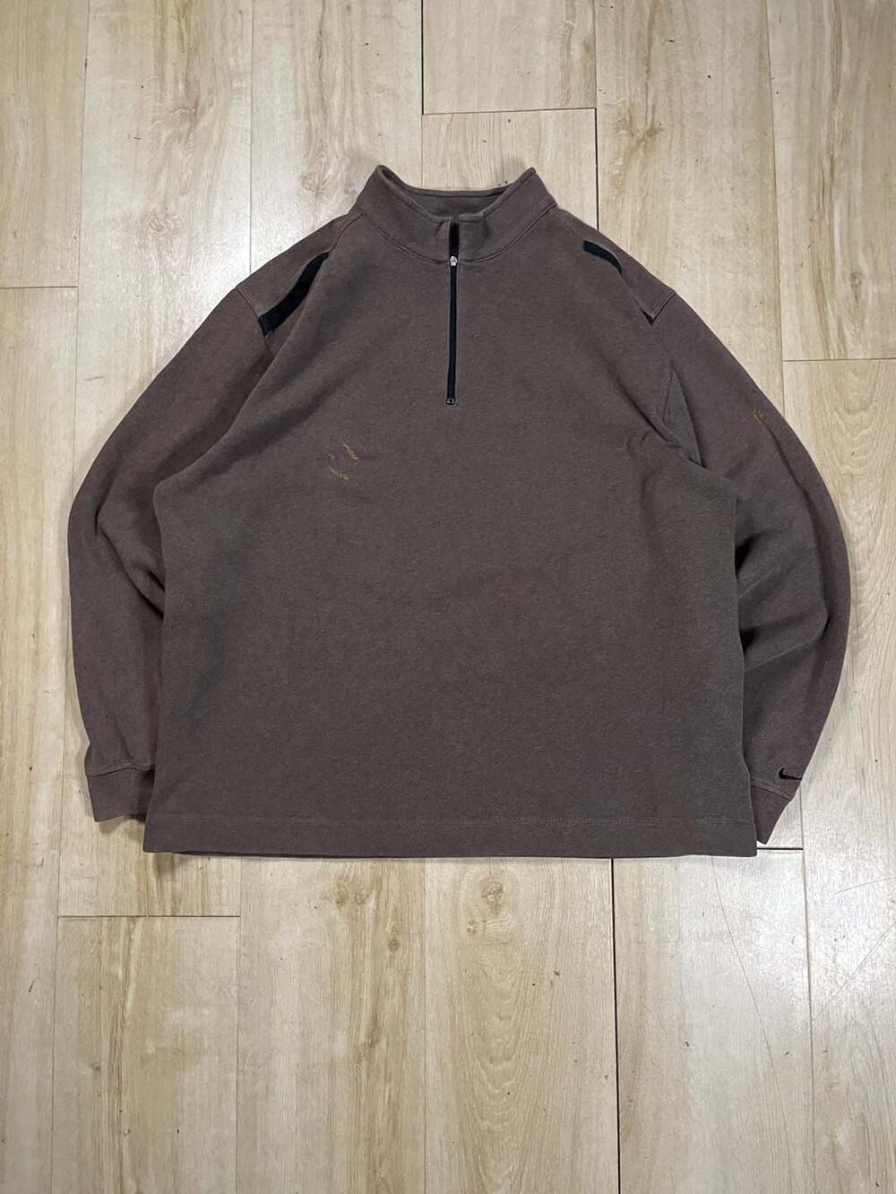 Nike Golf Dri-Fit Men's Brown 1/4 Zip Pullover Size L